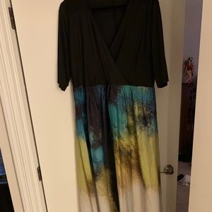 Flowing lightweight dress.